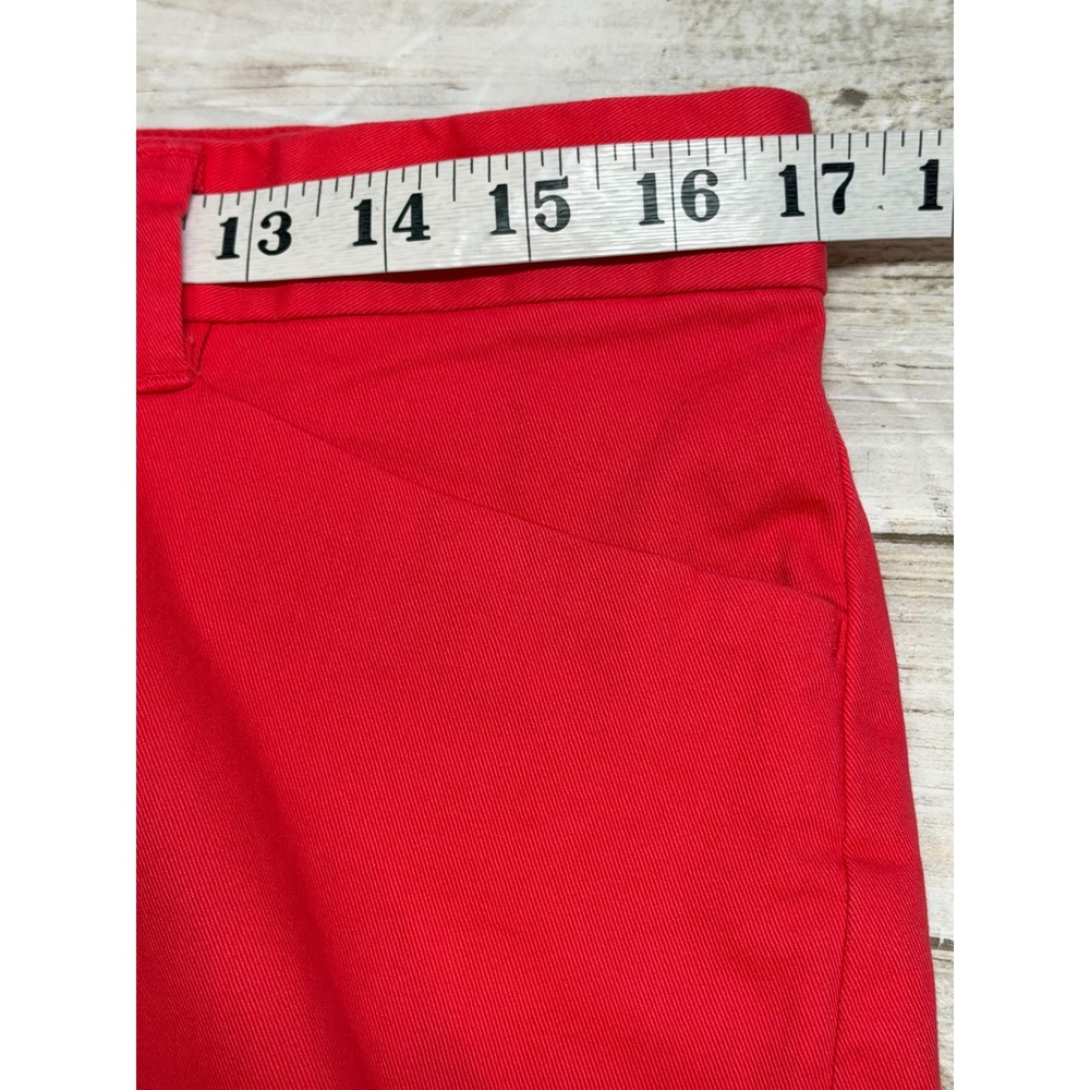 Gap Slim City Khaki Pants Womens size 12 Regular coral pink Chino Trousers NEW - Picture 9 of 11